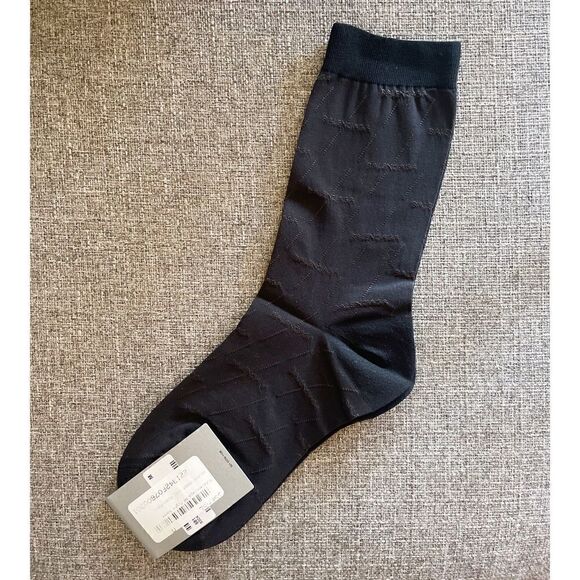 BALENCIAGA Black BB Tight Socks - Picture 5 of 6